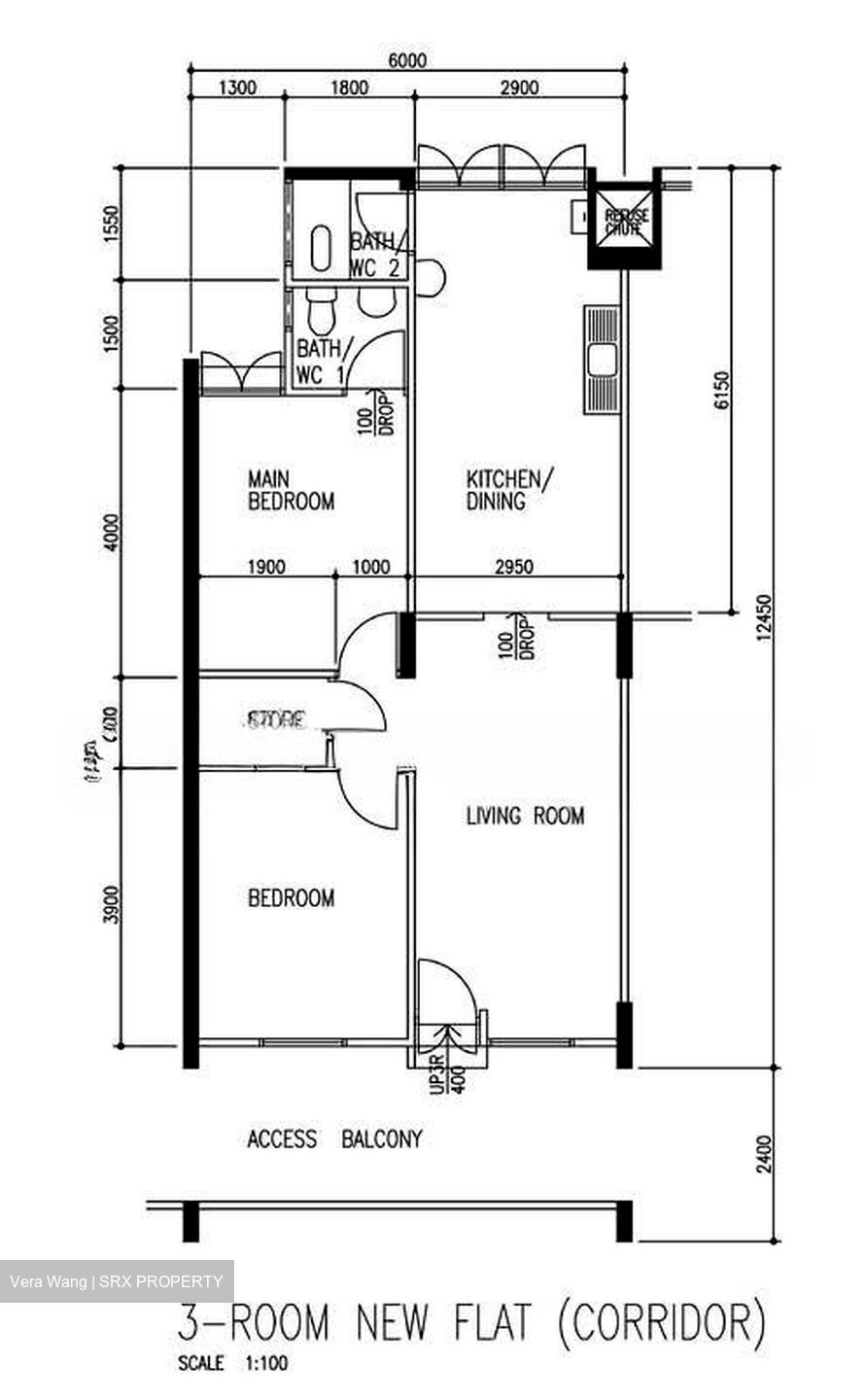 Blk 346 Clementi Avenue 5 (Clementi), HDB 3 Rooms #568062771